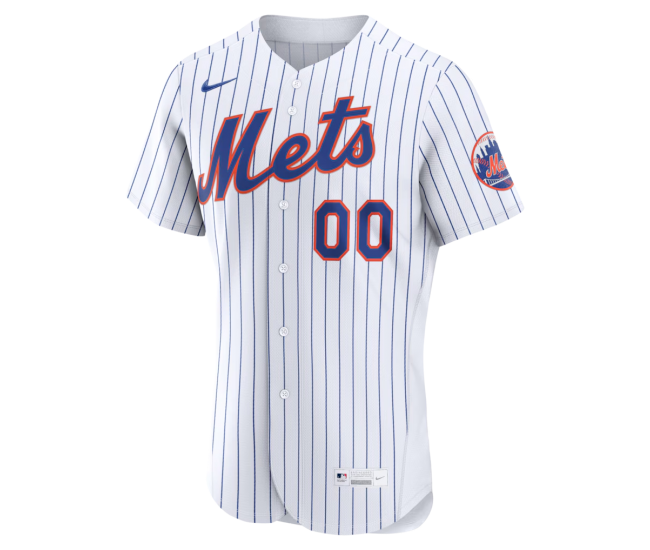 New York Mets Nike Home Authentic Custom Jersey White