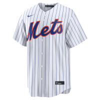New York Mets Nike Home Replica Custom Jersey White