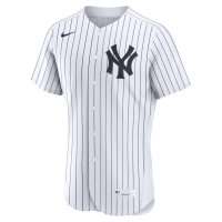 New York Yankees Nike Home Authentic Custom Jersey White
