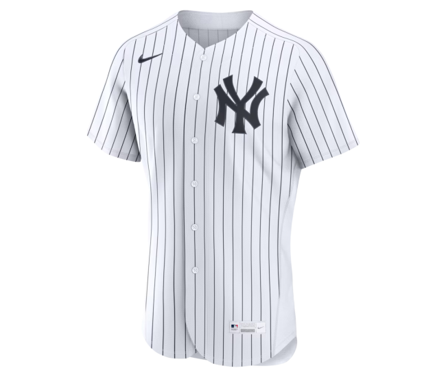 New York Yankees Nike Home Authentic Custom Jersey White