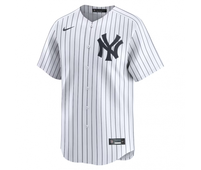 New York Yankees Nike Home Limited Custom Jersey White