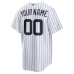 New York Yankees Nike Home Replica Custom Jersey White