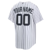 New York Yankees Nike Home Stadium Custom Jersey White