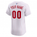 Philadelphia Phillies Nike Home Elite Custom Jersey White