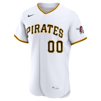 Pittsburgh Pirates Nike Home Authentic Custom Jersey White