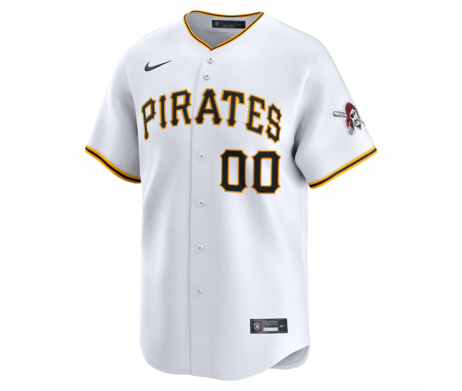 Pittsburgh Pirates Nike Home Limited Custom Jersey White