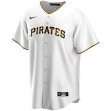 Pittsburgh Pirates Nike Home Replica Custom Jersey White Pittsburgh Pirates Nike Home Replica Custom Jersey White