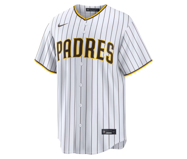 San Diego Padres Nike Home Replica Custom Jersey White