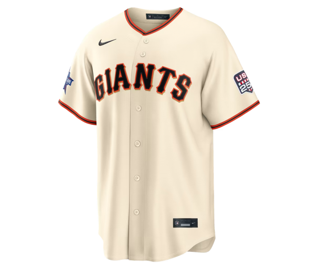 2026 All Star Edition Stars & Stripes San Francisco Giants Nike Cream Stadium Pick A Player Jersey
