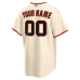San Francisco Giants Nike Home Replica Custom Jersey Cream