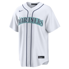 Seattle Mariners Nike Home Replica Custom Jersey White Seattle Mariners Nike Home Replica Custom Jersey White