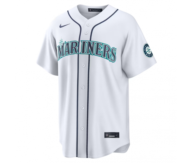Seattle Mariners Nike Home Stadium Custom Jersey White