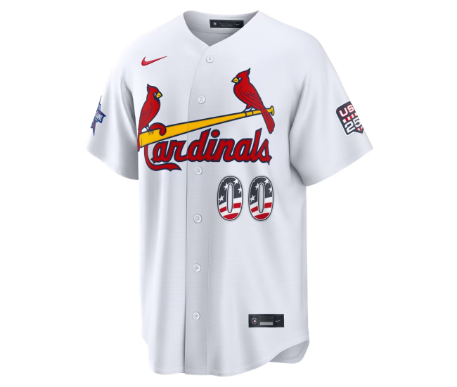 2026 All Star Edition Stars & Stripes St. Louis Cardinals Nike White Stadium Pick A Player Jersey