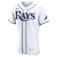 Tampa Bay Rays Nike Home Authentic Custom Jersey White