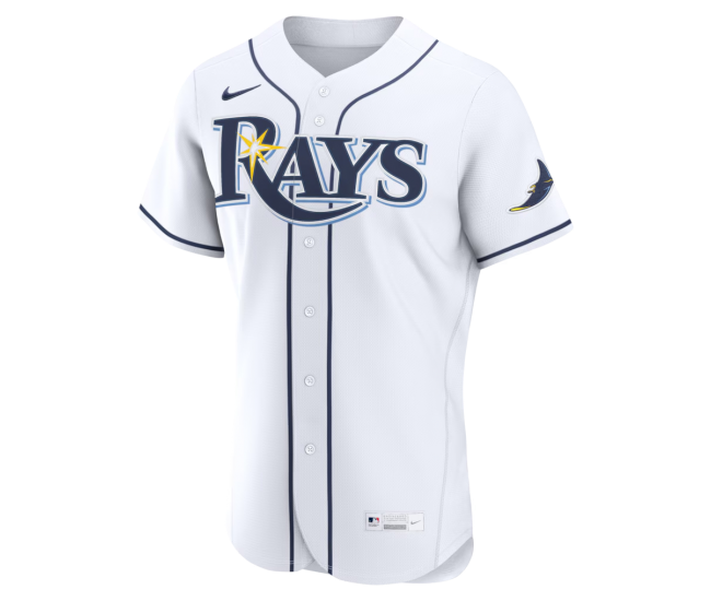Tampa Bay Rays Nike Home Authentic Custom Jersey White