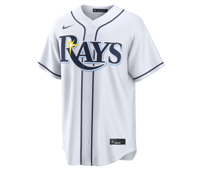 Tampa Bay Rays Nike Home Replica Custom Jersey White
