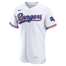 Texas Rangers Nike Home Authentic Custom Jersey White Texas Rangers Nike Home Authentic Custom Jersey White