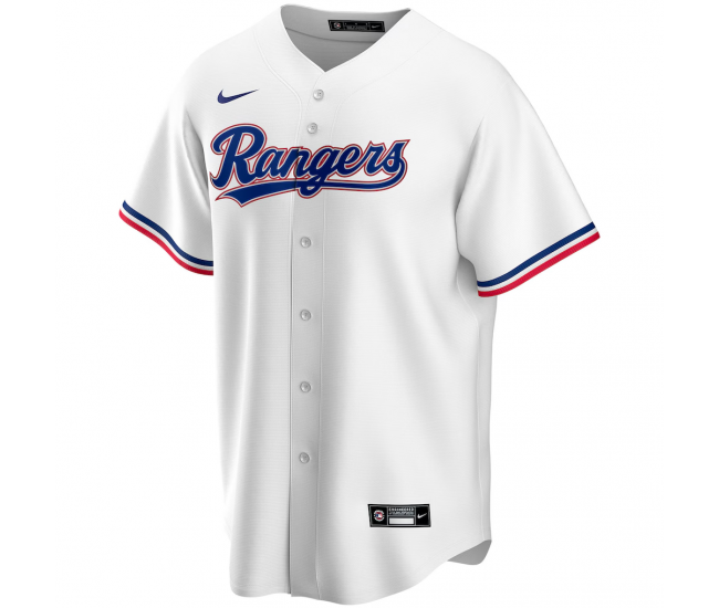 Texas Rangers Nike Home Replica Custom Jersey White