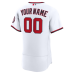 Washington Nationals Nike Home Authentic Custom Jersey White