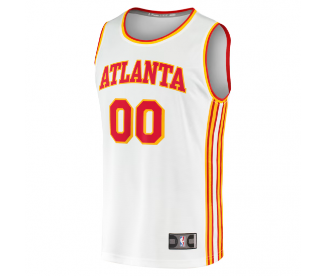 Atlanta Hawks Fanatics Fast Break Custom Replica Jersey Association Edition White