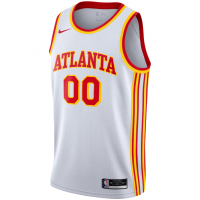 Atlanta Hawks Nike 2020 21 Swingman Custom Jersey Association Edition White
