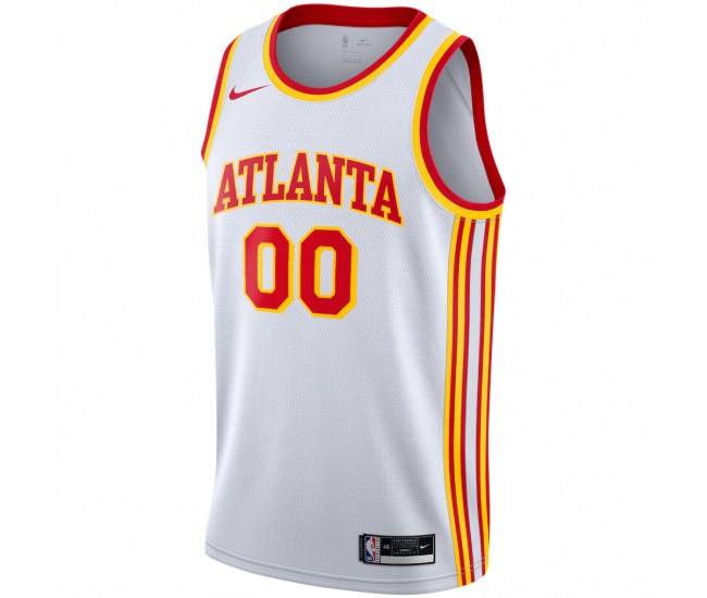 Atlanta Hawks Nike 2020 21 Swingman Custom Jersey Association Edition White