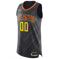 Atlanta Hawks Nike Authentic Custom Jersey Black Icon Edition