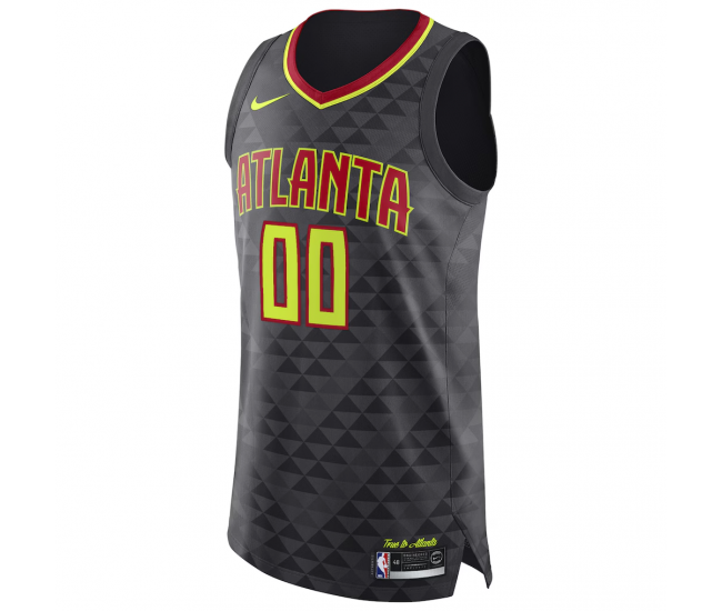 Atlanta Hawks Nike Authentic Custom Jersey Black Icon Edition
