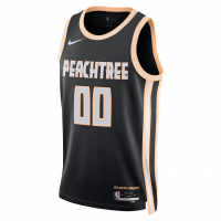 Atlanta Hawks Nike Unisex 2025 26 City Edition Swingman Custom Jersey Black