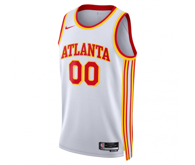 Atlanta Hawks Nike Unisex Swingman Custom Jersey White Association Edition