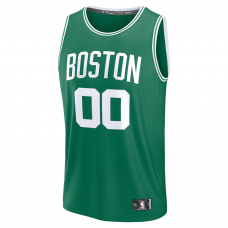 Boston Celtics Fanatics Fast Break Custom Jersey Icon Edition Kelly Green