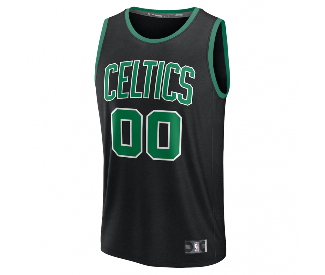 Boston Celtics Fanatics Fast Break Custom Jersey Statement Edition Black