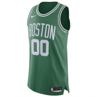 Boston Celtics Nike 2020 21 Authentic Custom Jersey Green Icon Edition