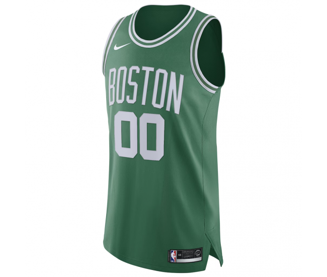 Boston Celtics Nike 2020 21 Authentic Custom Jersey Green Icon Edition