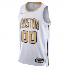 Boston Celtics Nike Unisex 2025 26 City Edition Swingman Custom Jersey White