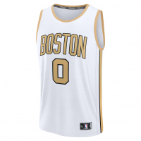 Jayson Tatum Boston Celtics Fanatics 2025 26 City Edition Fast Break Jersey White