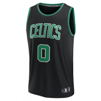 Jayson Tatum Boston Celtics Fanatics Fast Break Replica Player Jersey Statement Edition Black