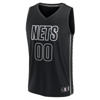 Brooklyn Nets Fanatics Custom Fast Break Jersey Statement Edition Black