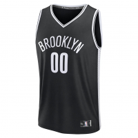 Brooklyn Nets Fanatics Fast Break Custom Jersey Icon Edition Black