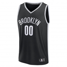 Brooklyn Nets Fanatics Fast Break Custom Jersey Icon Edition Black