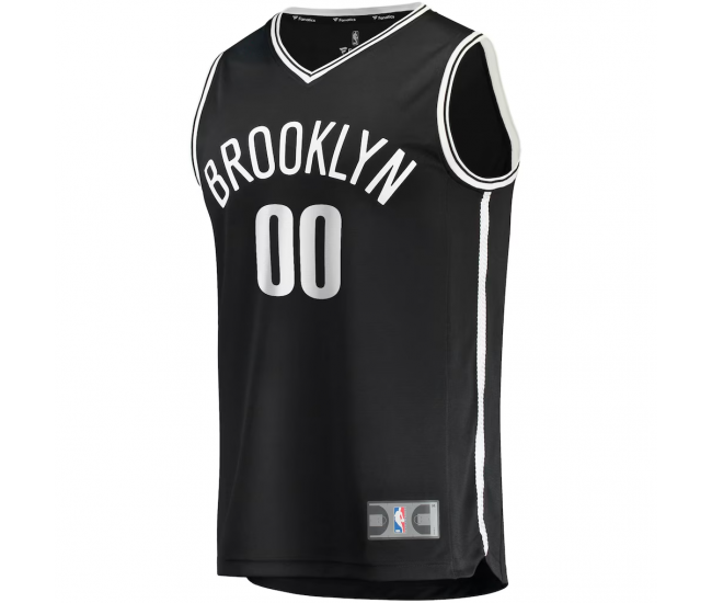Brooklyn Nets Fanatics Fast Break Custom Replica Jersey Black Icon Edition