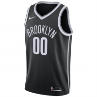 Brooklyn Nets Nike 2020 21 Swingman Custom Jersey Icon Edition Black