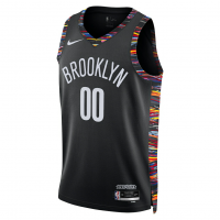 Brooklyn Nets Nike Unisex 2025 26 City Edition Swingman Custom Jersey Black