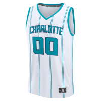 Charlotte Hornets Fanatics Fast Break Custom Jersey Icon Edition White