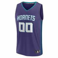 Charlotte Hornets Fanatics Fast Break Custom Jersey Purple Statement Edition
