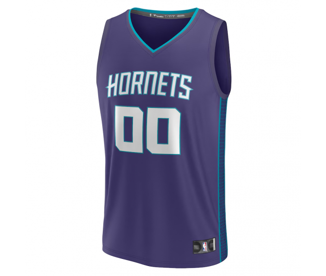 Charlotte Hornets Fanatics Fast Break Custom Jersey Purple Statement Edition