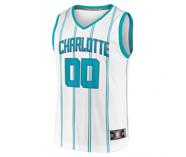 Charlotte Hornets Fanatics Fast Break Custom Replica Jersey Association Edition White