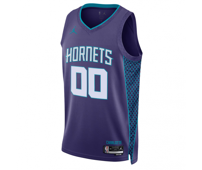 Charlotte Hornets Jordan Brand Unisex 2022 23 Swingman Custom Jersey Statement Edition Teal