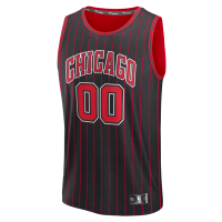 Chicago Bulls Fanatics Fast Break Custom Jersey Icon Edition Black