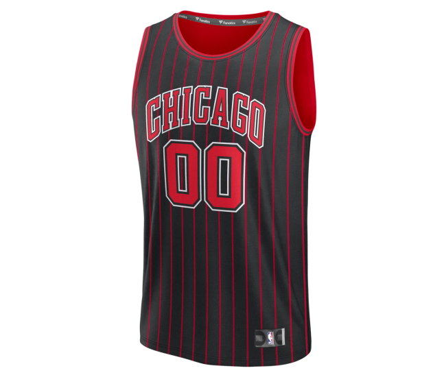 Chicago Bulls Fanatics Fast Break Custom Jersey Icon Edition Black